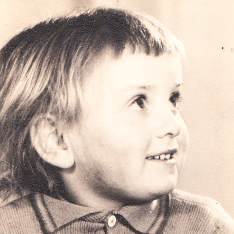 Janet Pope aged four 