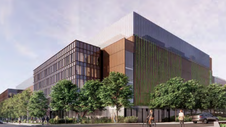 A general view CGI picture of how the data centre could look like.