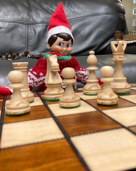 elf playing chess