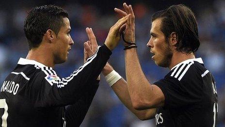 Cristiano Ronaldo and Gareth Bale