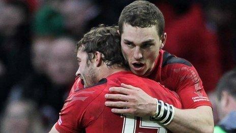 Leigh Halfpenny and George North