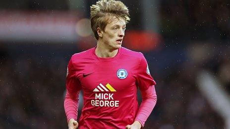 Peterborough midfielder Chris Forrester is handed a first call-up