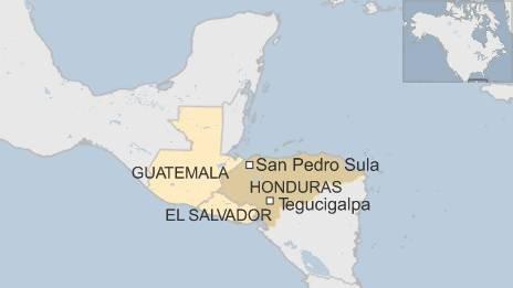 Map of Honduras