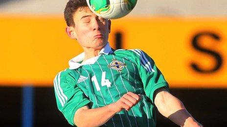 Stephen Fallon is a Northern Ireland youth international