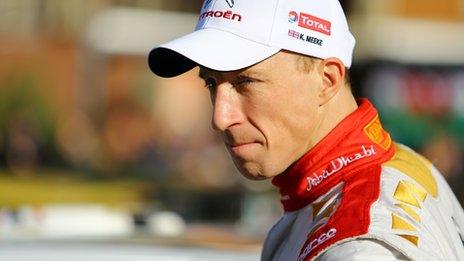 Dungannon driver Kris Meeke