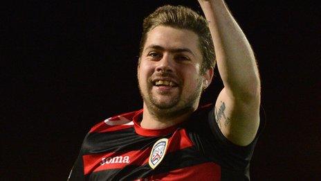 James McLaughlin scored both goals for Coleraine