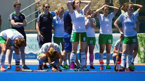 Agony for Ireland players after the shoot-out defeat