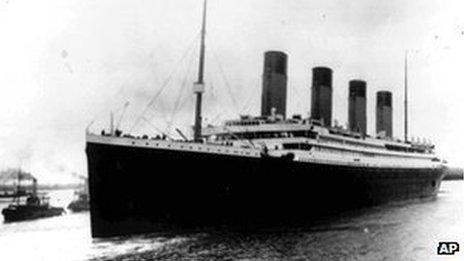 File photograph of the Titanic