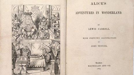 First edition of Alice's Adventures In Wonderland