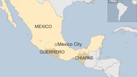 Map of Mexico