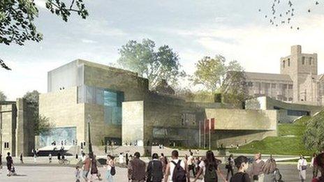 Artist's impression of Pontio arts and innovation centre