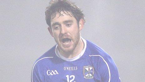 Enda Henry scored Cavan's third goal against UUJ