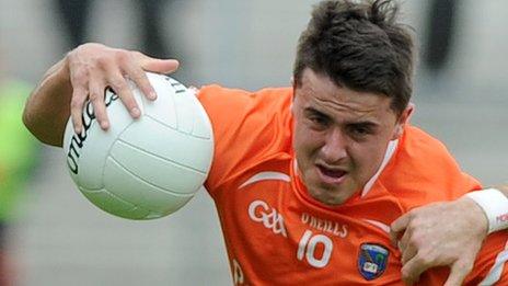 Stefan Campbell was among the Armagh scorers against Monaghan