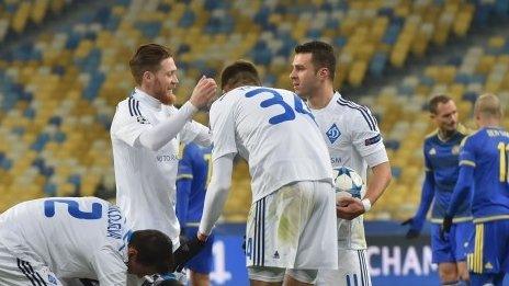 Dynamo Kiev's last home group game against Maccabi Tel Aviv was also behind closed doors