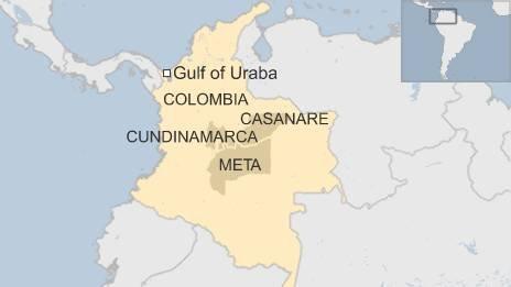 Map of Colombia