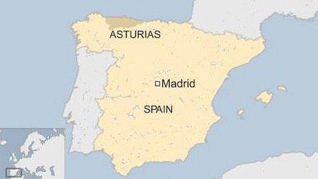 Spain map