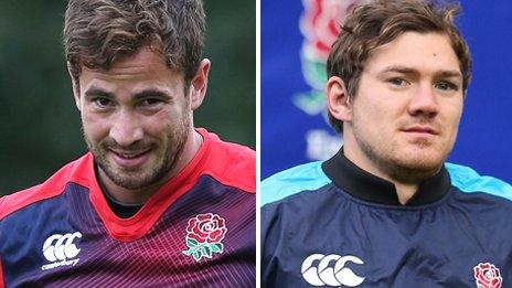 Danny Cipriani and Alex Goode