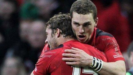 Leigh Halfpenny and George North