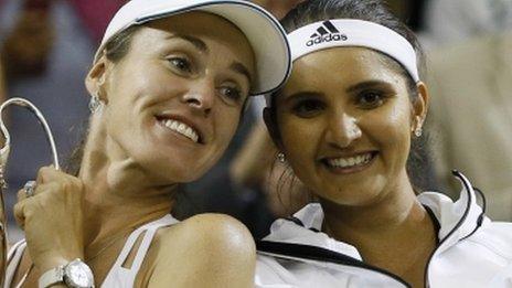 Sania Mirza and Martina Hingis