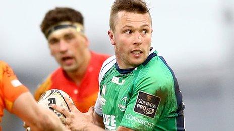 Connacht fly-half Jack Carty could be out of action for up to three months after having spleen removed