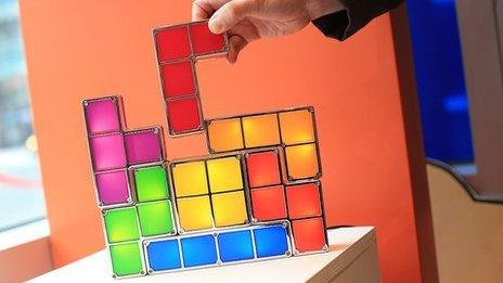 tetris sculpture