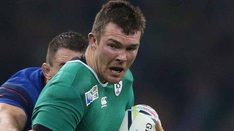 Peter O'Mahony of Ireland is out of the World Cup