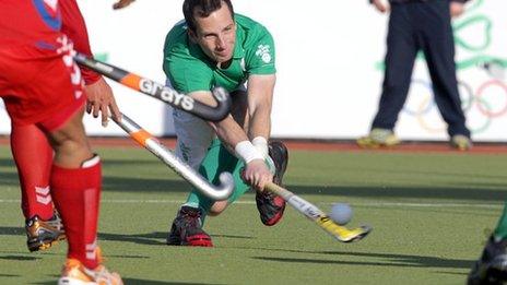 Peter Caruth scored Ireland's opener against Malaysia