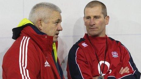 Warren Gatland and Stuart Lancaster