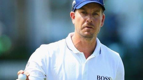 Henrik Stenson at the Nedbank Golf Challenge