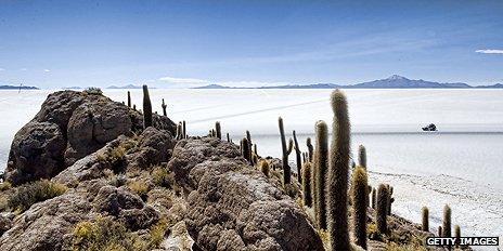 Uyuni salt flats, Bolivia