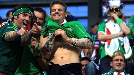 Northern Ireland celebrate