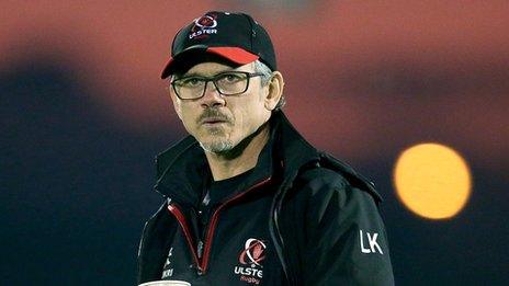 Ulster Director of Rugby Les Kiss