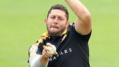 Yorkshire bowler Tim Bresnan