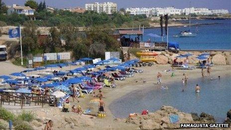 Protaras beach