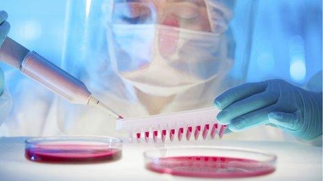 woman in science laboratory