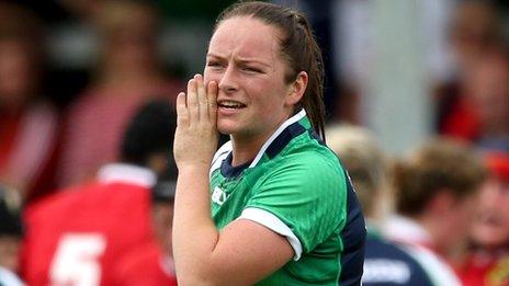 Connacht centre Nicole Fowley makes her Ireland debut against England on Sunday