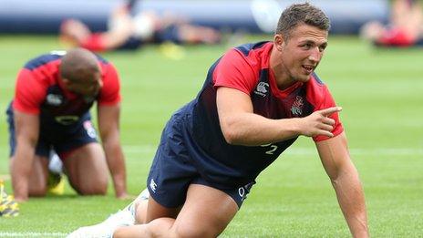 Sam Burgess and Jonathan Joseph