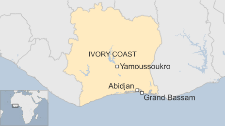 Ivory Coast Map