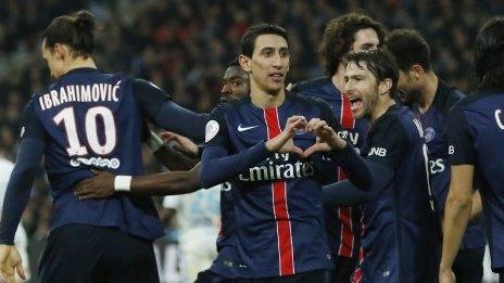 Paris St-Germain celebrate