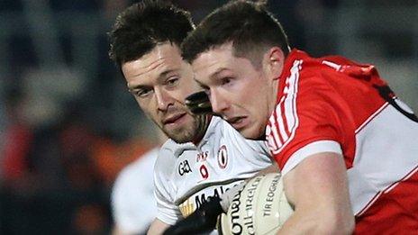 Tyrone beat Derry in a hotly-contested McKenna Cup final in Armagh