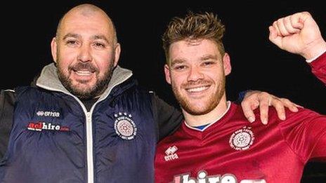 Linlithgow Rose celebrate their Scottish Cup success