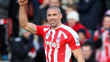 Stoke City forward Jon Walters