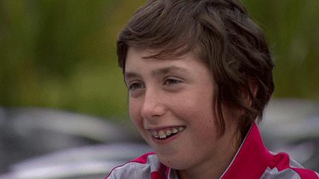 Twelve-year-old Tom McKibbin from Northern Ireland