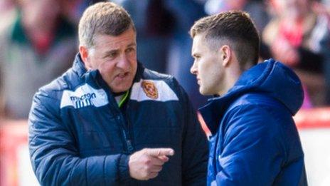 Motherwell manager Mark McGhee