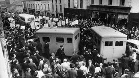 Civil Rights march in Derry