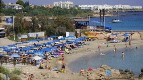 Protaras beach