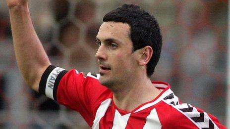 Mark Farren played for Derry City