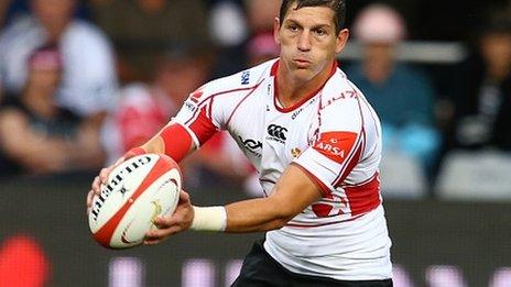 Marnitz Boshoff in action for the Golden Lions