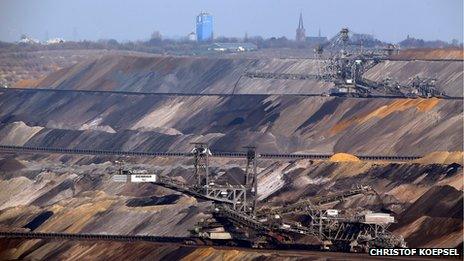 Garzweiler open-pit coal mine