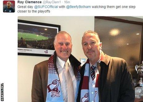 Ray Clemence and Ian Botham